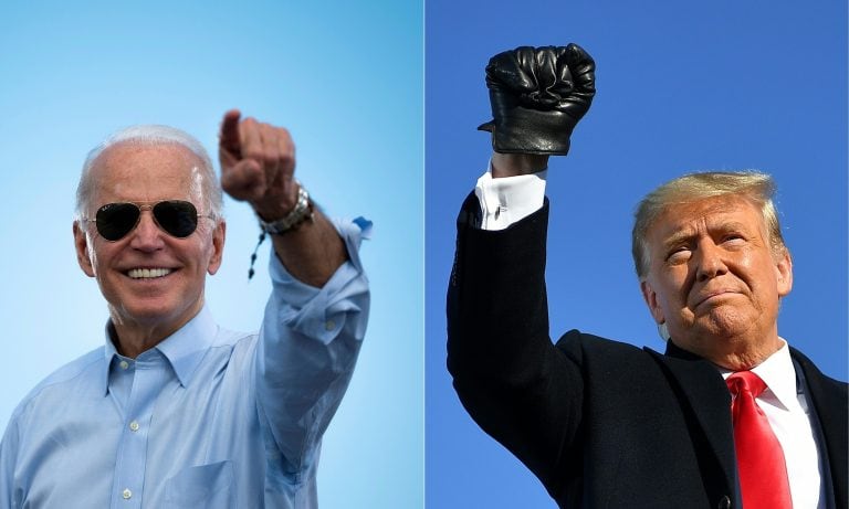 Biden - Trump (Photos by JIM WATSON and MANDEL NGAN / AFP)