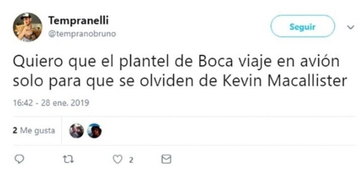 Los memes recordando a Mi Pobre Angelito por el desembarco de Kevin Mac Allister en Boca.