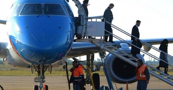 El presidente de Uruguay Tabaré Vázquez llegó a Santa Fe. (Web)