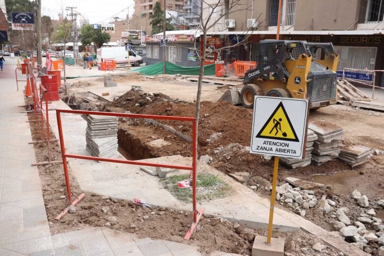 Obras de desagües en Carlos Paz