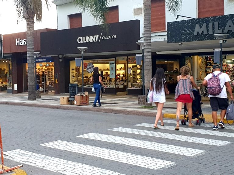 Pleno centro carlospacense, miércoles 18 de marzo por la tarde.