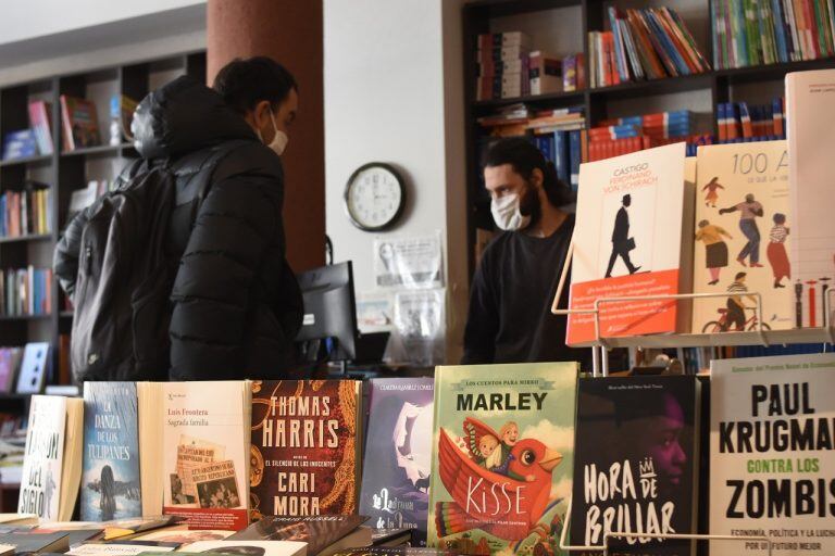 Las librerías recibieron a sus clientes