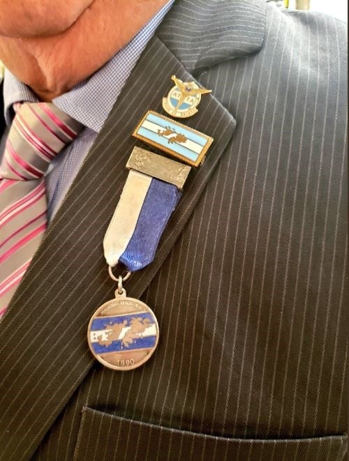 El Senado entregó medallas a pilotos de aviones Hércules durante la guerra de Malvinas.