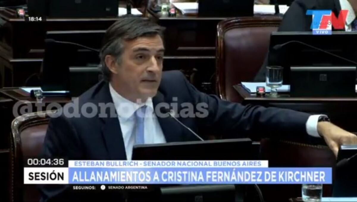 Esteban Bullrich en el Senado: "Las causas no avanzaron porque repartieron flan"