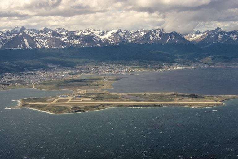 Arribos a la ciudad de Ushuaia