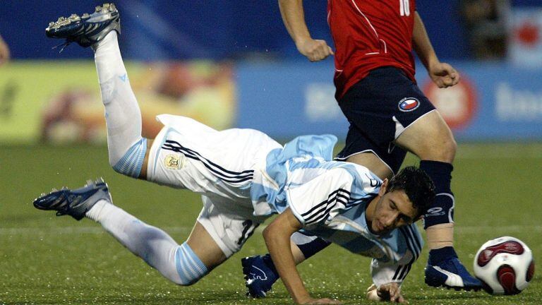 Lesión ante Chile Sub 20