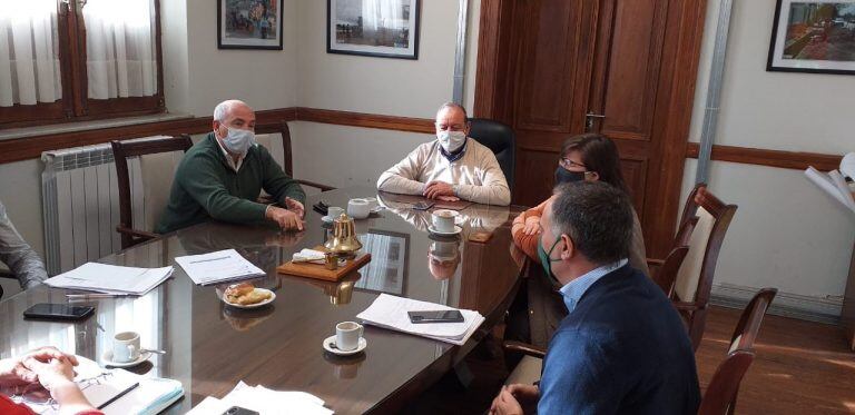 Desayuno de trabajo intendente Sánchez y Concejales del Frente de Todos