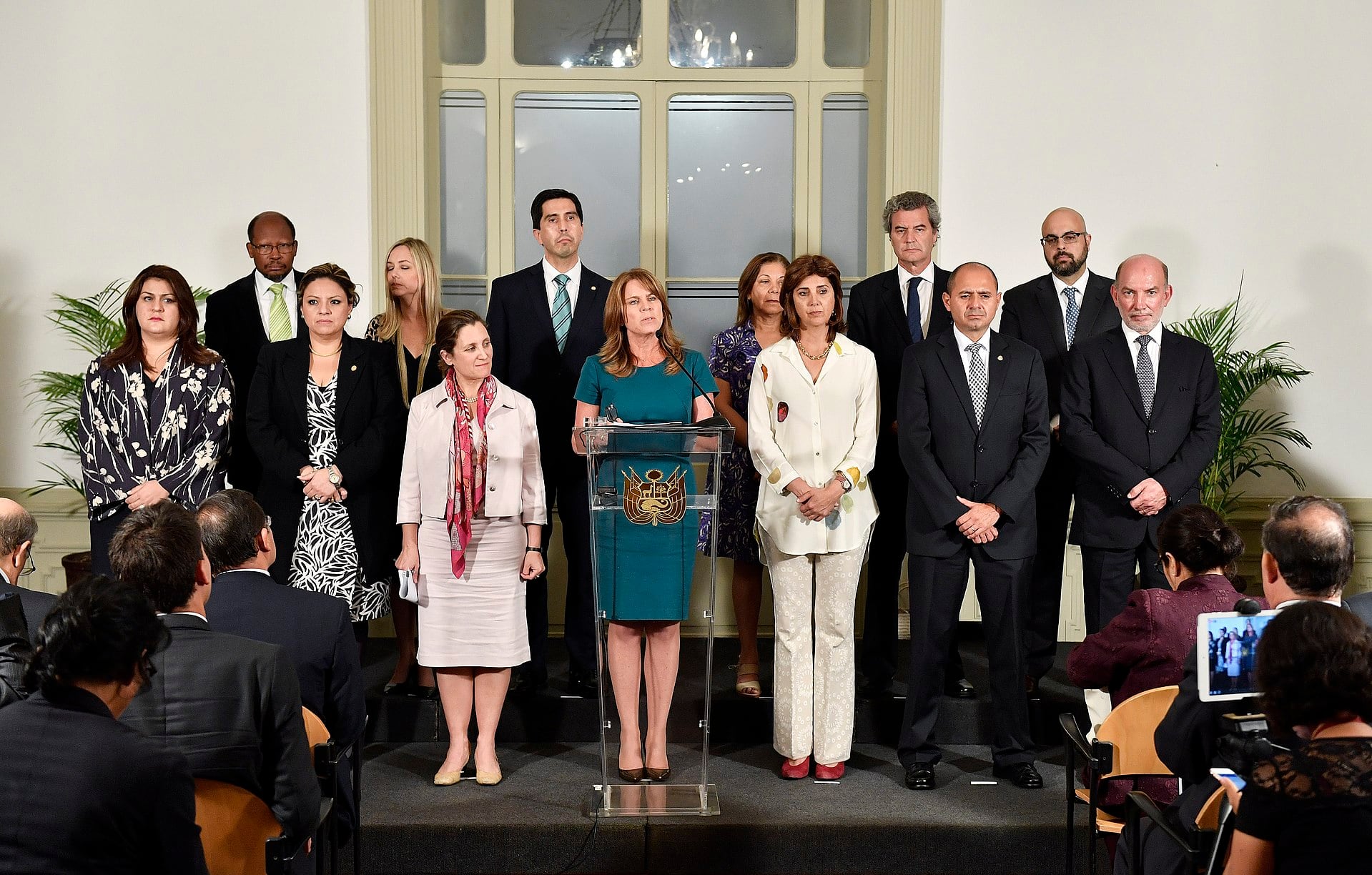 Representantes del grupo de Lima 