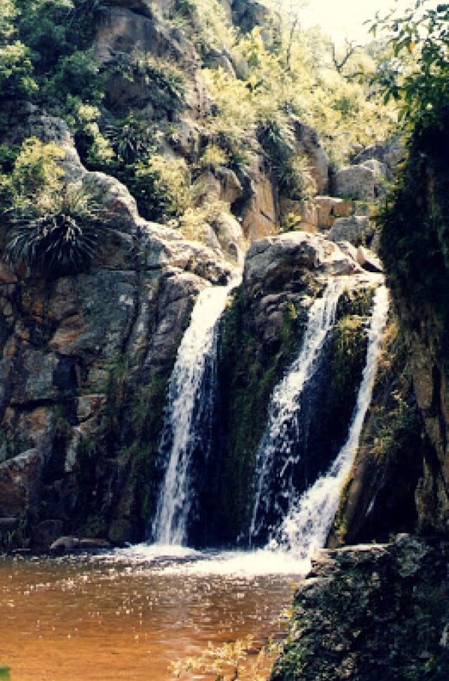 Cascada Los Cóndores. Río Ceballos