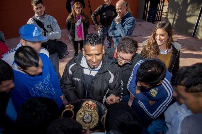 Jonathan Barros visitó el Penal San Felipe.