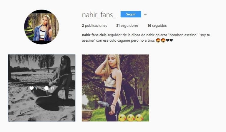 #FreeNahir, la consigna que indigna en las redes sociales.