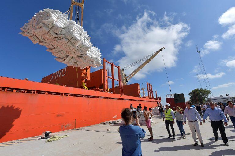 La actividad comercial en el Puerto de Ibicuy marcó un récord en el ingreso de buques. (Foto de archivo).