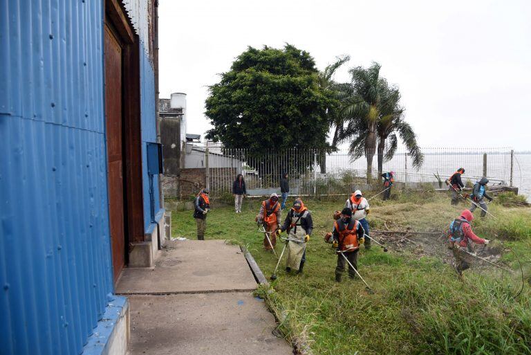 Comenzó la limpieza de la ex zona franca de Bolivia