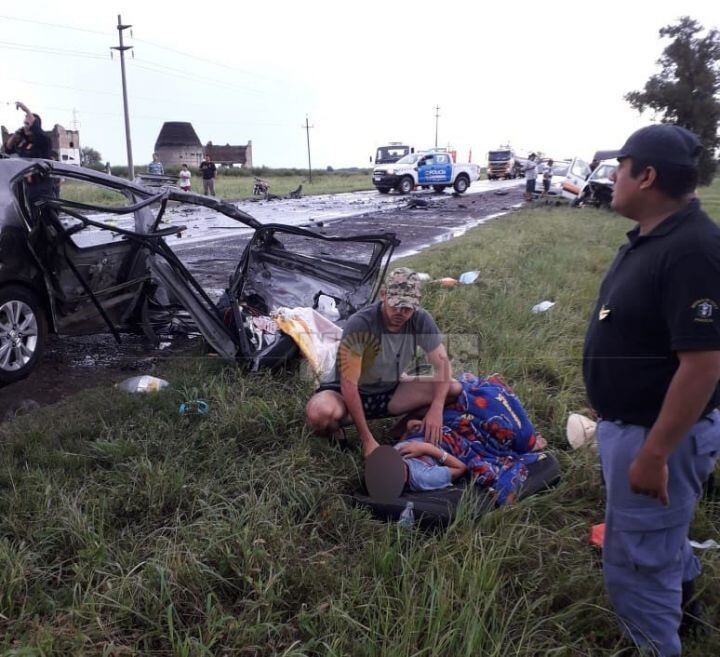 Accidente fatal en Chaco. Mueren dos gendarmes.