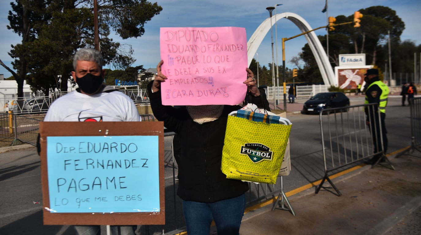 Protesta en Fadea. (Pedro Castillo)