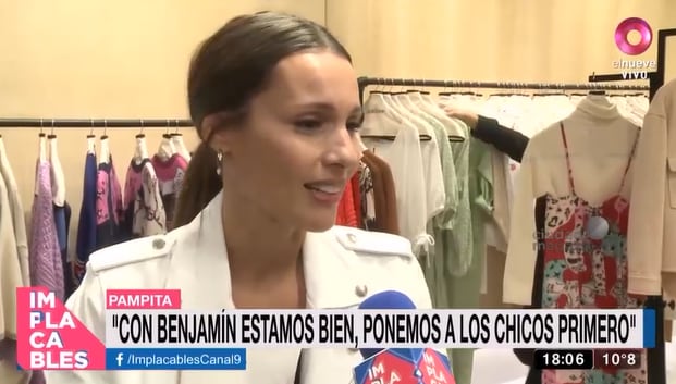 La pregunta que icomodó a Pampita.