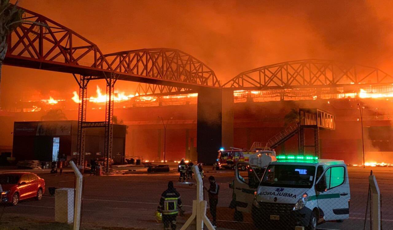 Incendio en el autódromo de Termas de Río Hondo