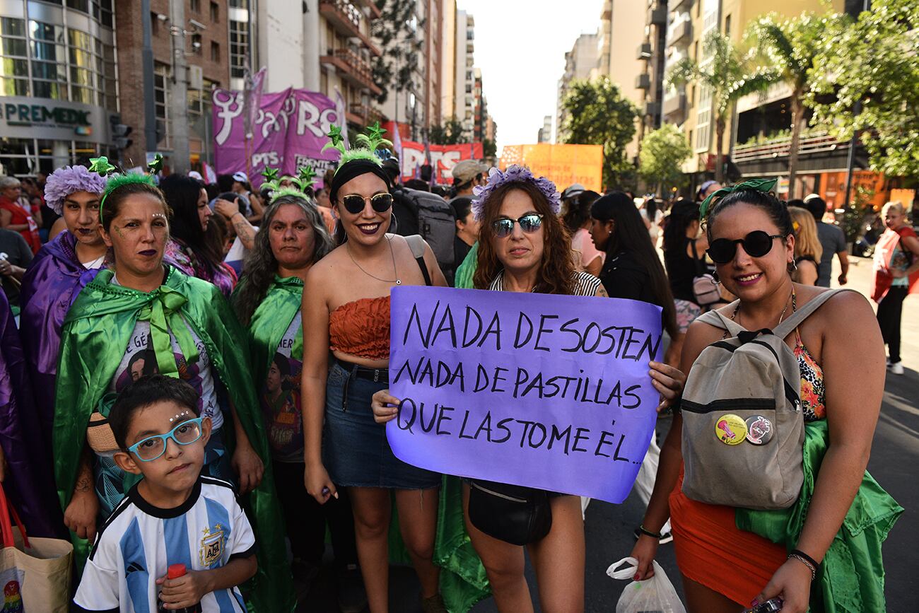 Marcha por las calles de Córdoba por el 8M. (Ilustrativa)