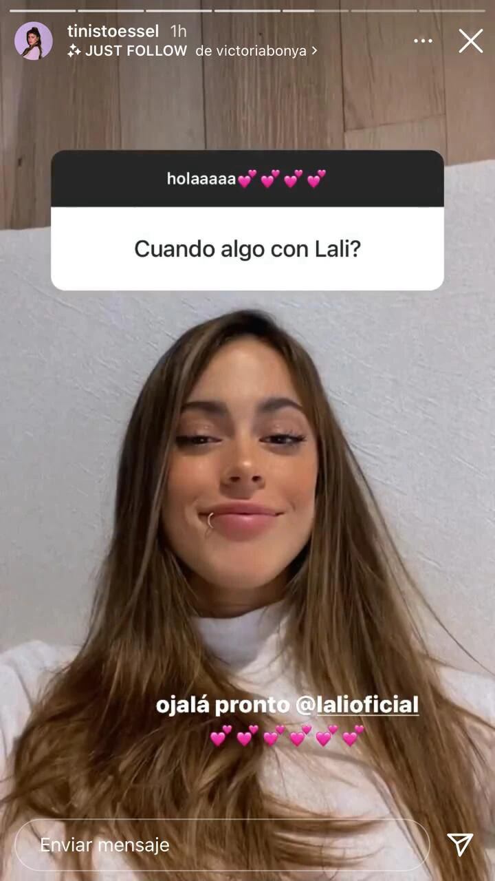 Tini y la respuesta a Lali.