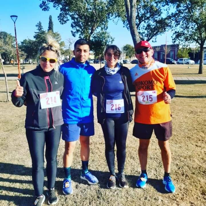 Atletas de Arroyito en la Maratón de Devoto 2022