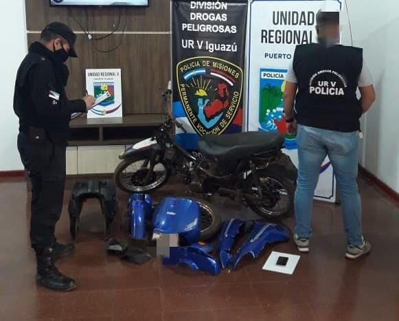 Dos motovehículos fueron recuperados en Puerto Iguazú. Policía de Misiones