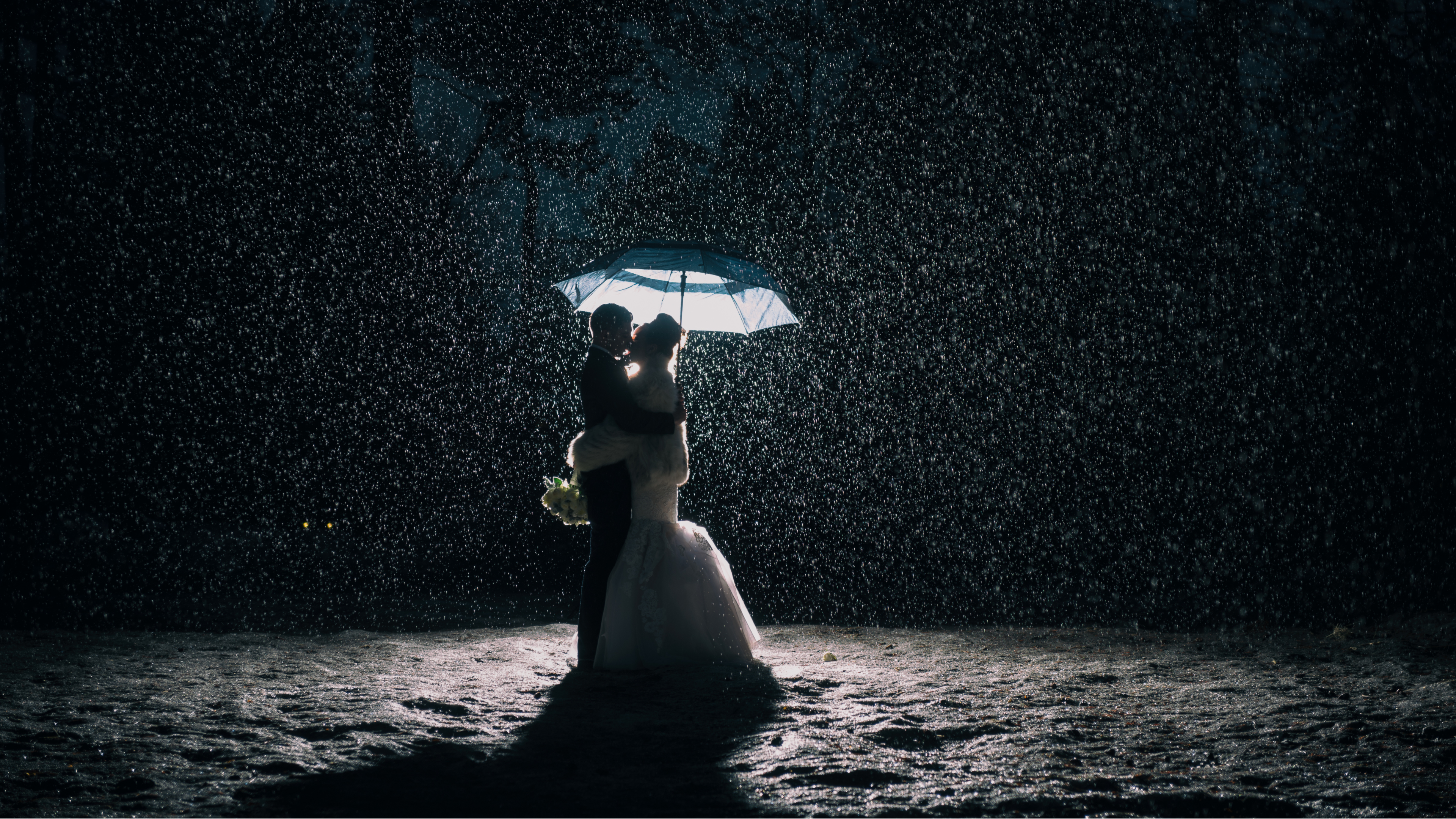 La lluvia el día de tu casamiento.