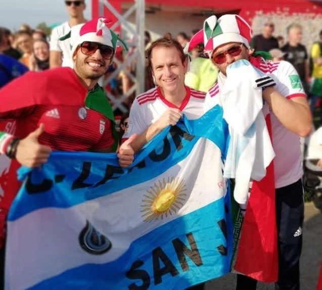 Un sanjuanino intercambiará camisetas en Qatar.