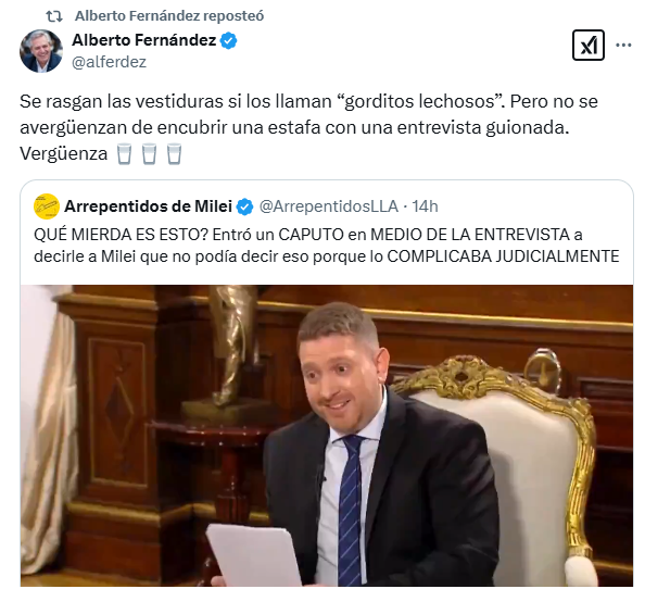 El mensaje de Alberto Fernández