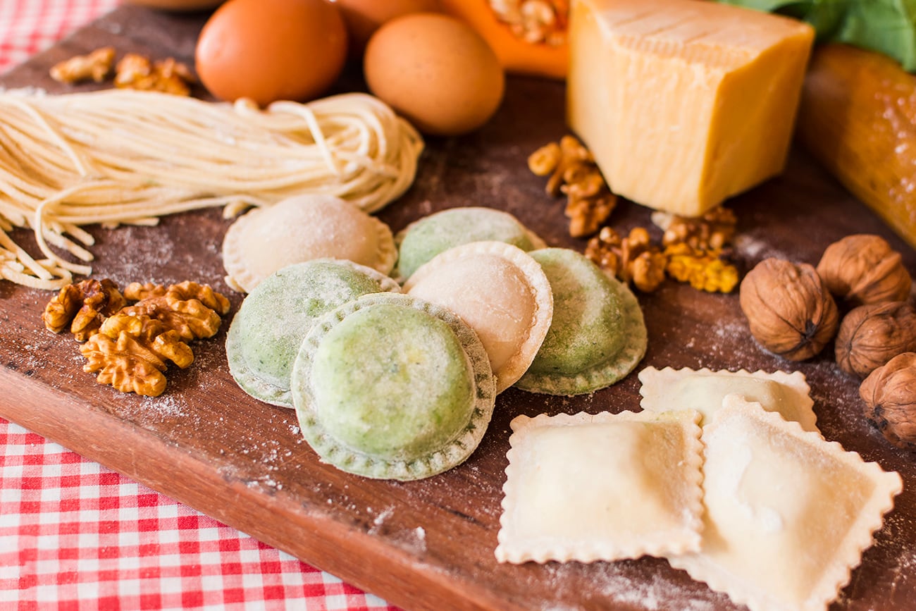 Todo tipo de pastas frescas se podrán consumir a lo largo de la semana en Córdoba, con precios promocionales. (Freepik)