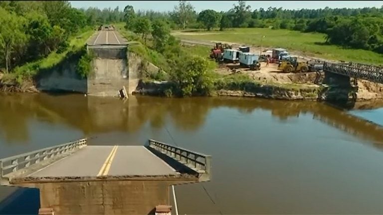 Se cumplieron dos años de la trágica caída del puente en Esquina.