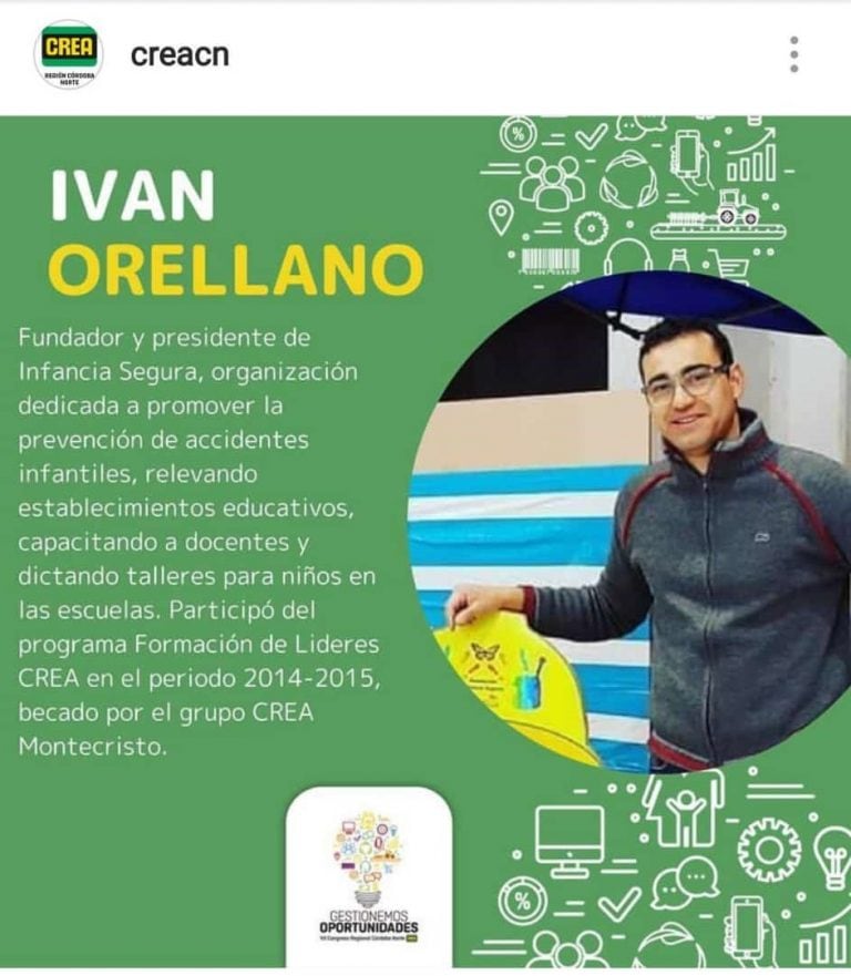 Inván Orellano en CREA