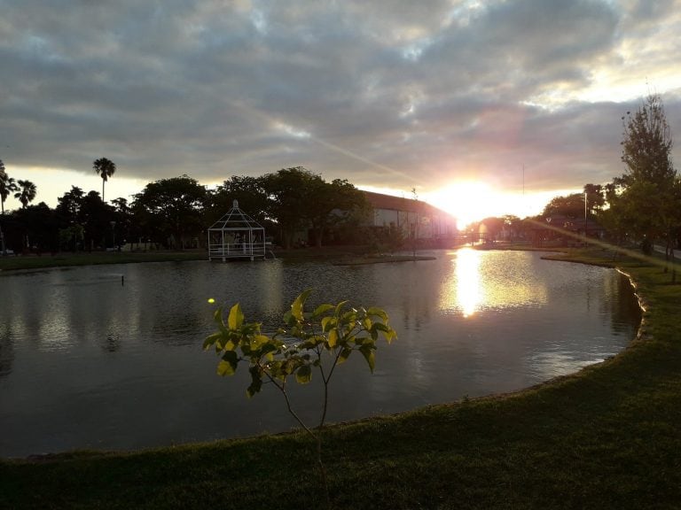 Lago recreativo en La Para