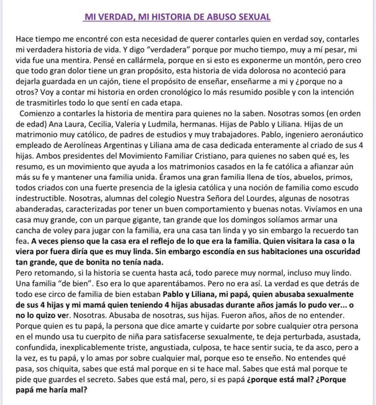 La carta de Valeria Benitez Coll (@valcollok)