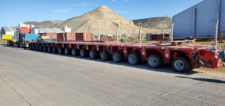 Los motores serán transportados el fin de semana.