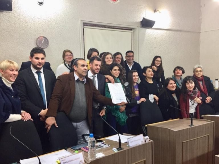 La iniciativa fue impulsada por la Colectiva Feminista de Músicas San Luis. Foto: El Diario de la República.