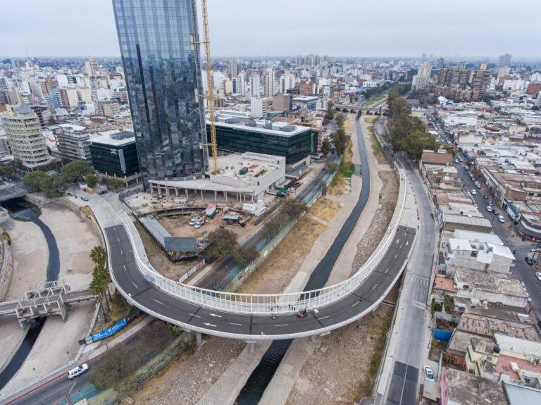 La obra aliviará el tránsito en este sector de la ciudad, en dirección norte-sur.