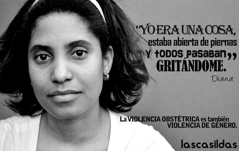 Campaña de visibilización contra la Violencia Obstétrica de lascasildas.com.ar