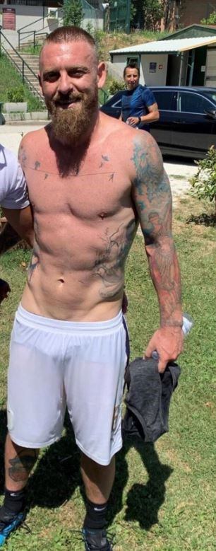 Daniele De Rossi se entrena en Italia. (Web)