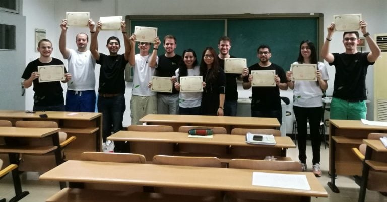 Estudiante cordobés se capacitó en China, como parte de un programa de Huawei que beca a talentos argentinos.