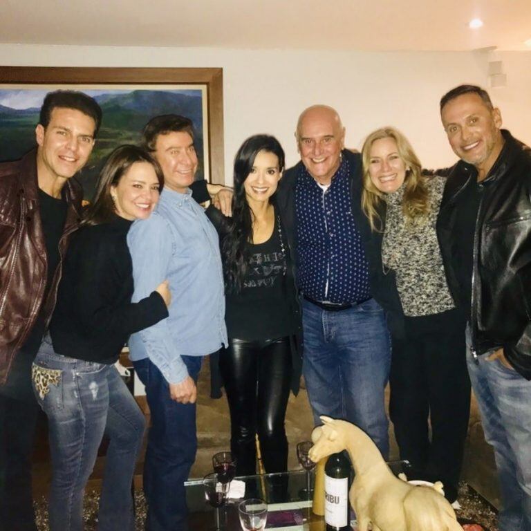 El elenco de Pasión de Gavilanes en un reencuentro reciente.