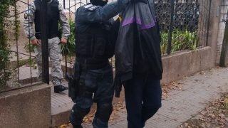 Operativo anti droga en Arias.