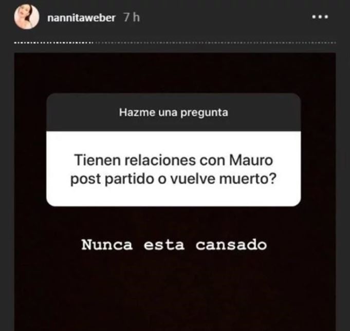 Natalie Weber respondió preguntas a través de Instagram