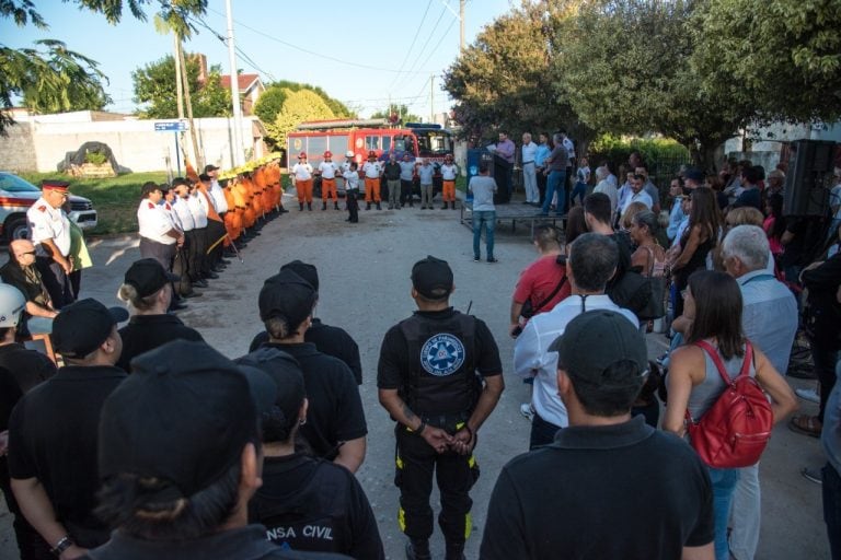 Alta Gracia: Homenaje al bombero Luis Alfredo Millán.