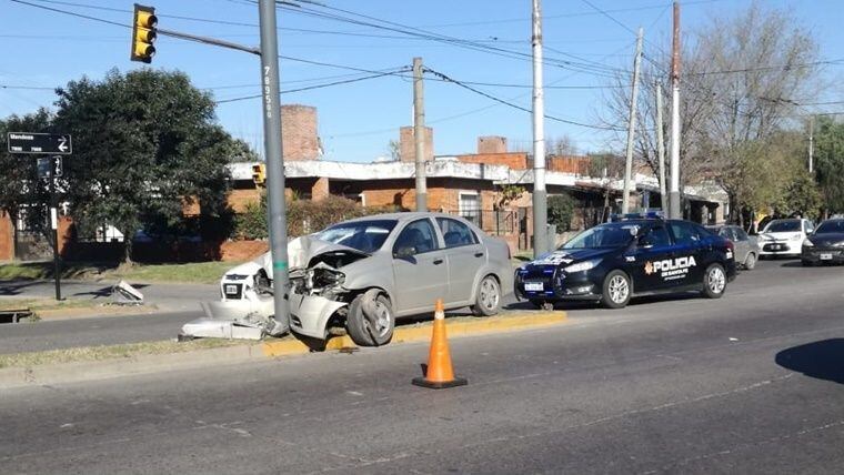 El accidente ocurrió este domingo por la mañana en zona oeste. (El Tres)