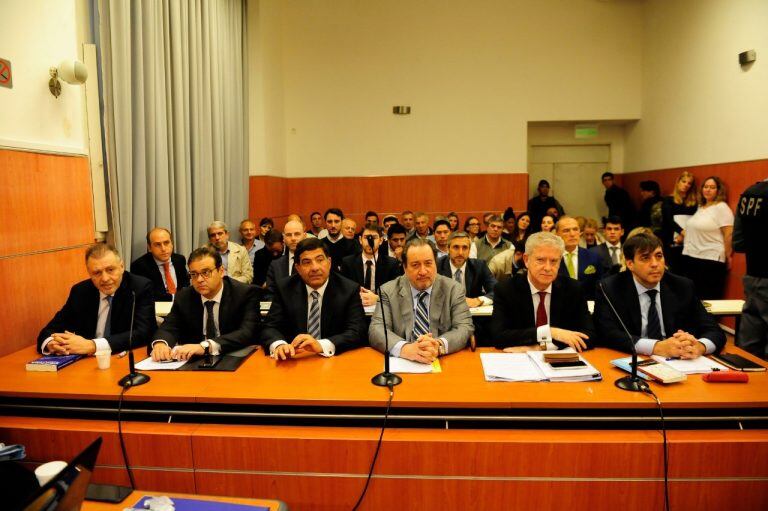 Más de 30 personas estuvieron presentes en la primera audiencia. (Foto: Luciano Thierberger)