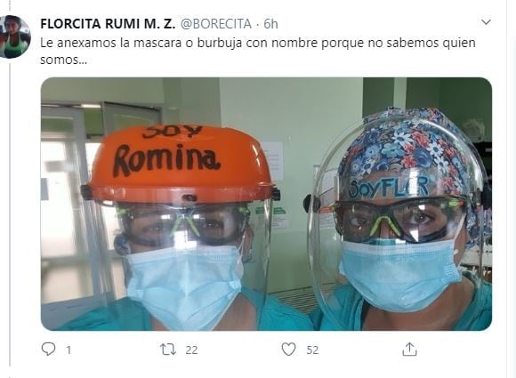 La doctora Marina Lestelle y la concientización sobre la pandemia en Twitter (Twitter)