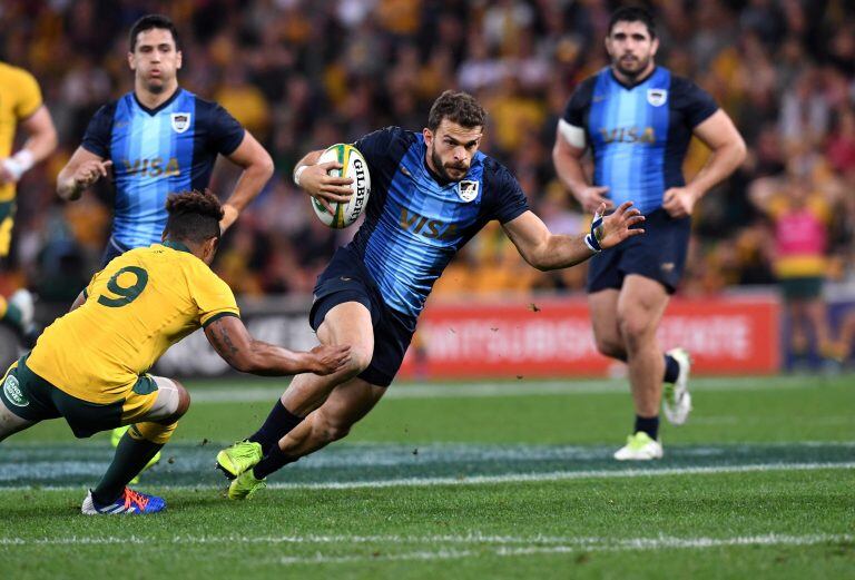 Ramiro Moyano en acción contra los australianos (Foto: EFE/EPA/DAN PELED)