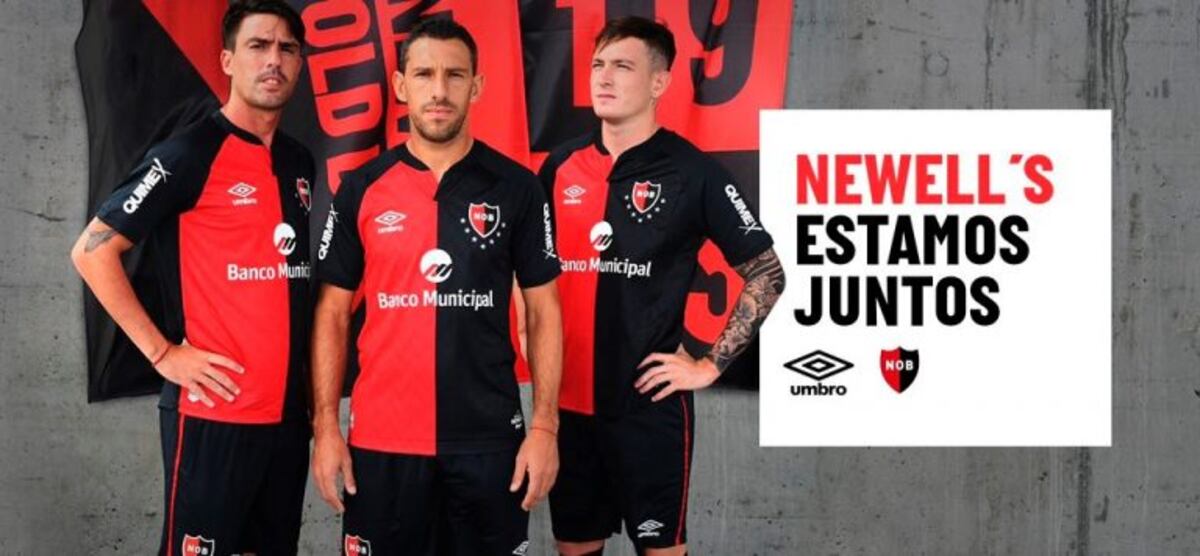 Newell's presentó su nueva camiseta y abrochó la llegada de Palacios