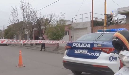 Policía de Arroyito procedimiento en calle San Martín