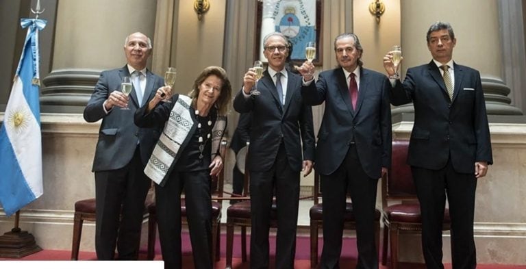 Jueces de la Corte Suprema de Justicia (Foto: Clarín)